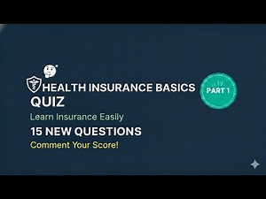 Health Insurance Basics Explained | 15 Must Know Terms (Quiz Inside) Insurance Information | Quiz