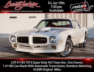 53K views · 535 reactions | Lot 1103 Friday 19th 6:00 pm 1973 Trans...