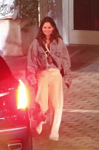 Selena Gomez and Nat Wolff in West Hollywood