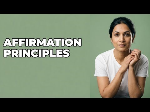 How To Understand Key Affirmation Principles?