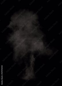 Explosion Fire On Alpha Channel