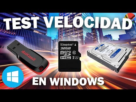 Como saber la VELOCIDAD de mi MEMORIA USB, MEMORIA SD, DISCO DURO sin DESCARGAR programas 2023