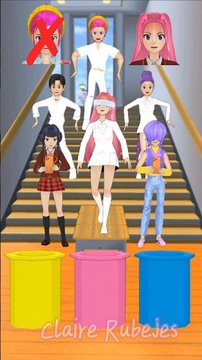 Choose Right Color SAKURA #sakuraschoolsimulator #shorts #sakura #ytshorts