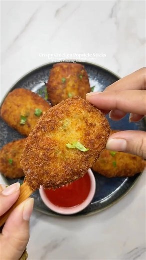 Crispy Chicken Popsicle Sticks #shorts #recipe #food