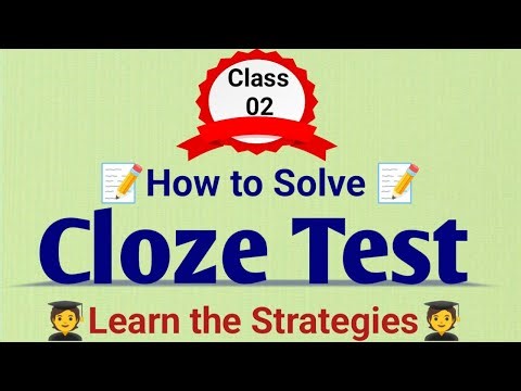 How to solve the Cloze Test #english #bank #exam