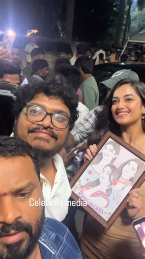 Celebrity media 🎥 on Instagram: "Baghyashree borse crazy fan boy @bhagyashriiborse #treandingreels #viral #tollywood #like #viralvideos #baghyashreeborse #heroine #fans #instamood #tollywood #filmnagar"