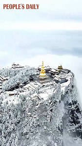 Discover the fairyland of Mount Emei after snow in southwest China's #Sichuan Province. | People's Daily, China