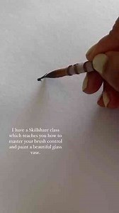 To paint boldly you need to master your brush control