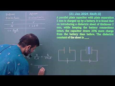 Capacitor 15 [JEE Main 31 January 2024/S1]