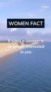 150K views · 1.7K reactions | 9 signs she's no longer interested in you #virals #trending #watchme #dailyfacts #followus #womenfacts #girlfacts | QuickFactmania | Facebook