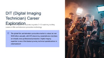 DIT Digital Imaging Technician Career Exploration 101: Career Exploration