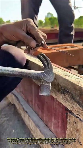 This Simple Nail Trick Twists Wire Perfectly Every Time 🔧🔥