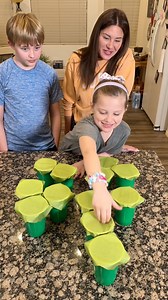 23K views · 1.3K reactions | Family Favorite St. Patricks Game  Kids, Mom and boyfriend play a fun table game in the kitchen with green cups for St. Patrick's Day prizes. Great game for get togthers and game nights. | The DK Experience | Facebook
