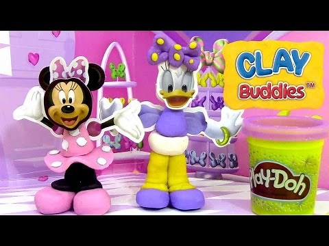 Pâte à modeler Minnie Mouse Clay Buddies Fête de Minnie et Daisy