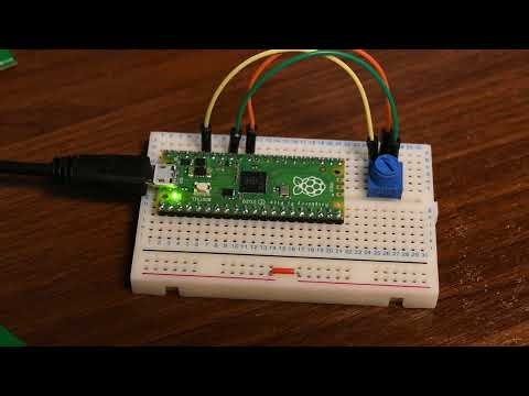 可変抵抗器でLEDの点滅パターンを選択する