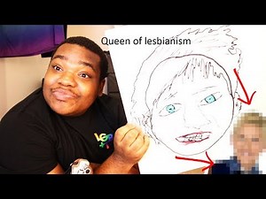 ASMR: Drawing our lesbian queen FROM MEMORY