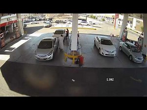 Explosion at petrol station 😱