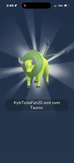 Trading Shiny Wobbuffet For Shiny Tauros In Pokémon Go