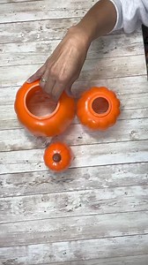 158K views · 2K reactions | DIY Dollar Tree Stacked Pumpkins | Creating Through Chaos | Facebook