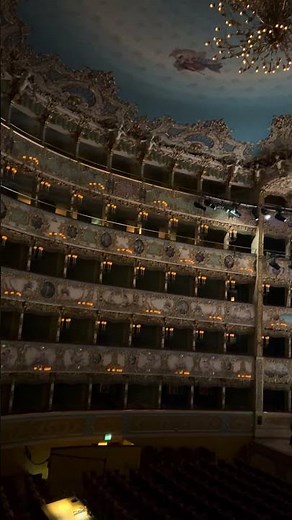 Teatro La Fenice – Venice’s legendary opera house. A timeless masterpiece. 🎭✨ #italia