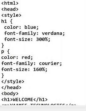 HTML CSS EXAMPLE 1