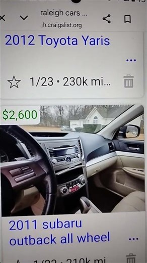 2011 Subaru outback 210k 2,600 nice suv