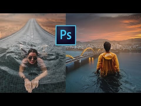 Quick Photoshop Blend Images to a Composite Photoshop Tutorial