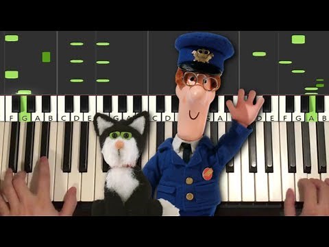 Postman Pat Theme (Piano Tutorial Lesson)