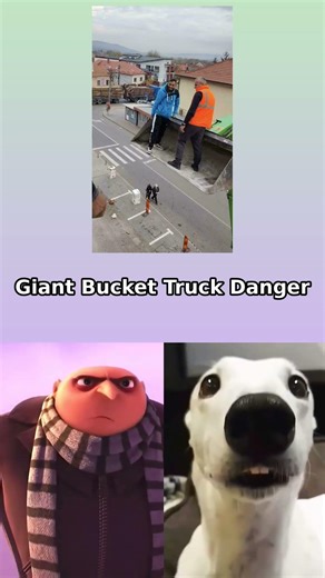 Giant Bucket Truck Danger
