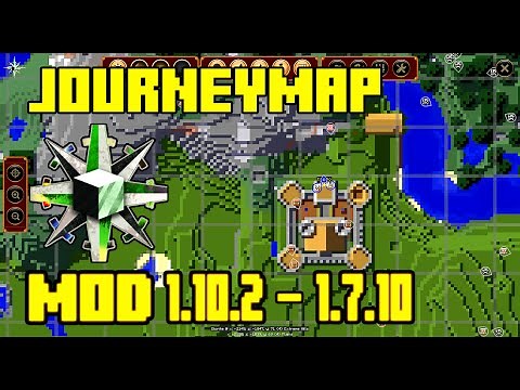 JourneyMap |El Mejor Mini Mapa Para Tus Aventuras| Para 1.10.2 – 1.7.10 En Español | Mod Review