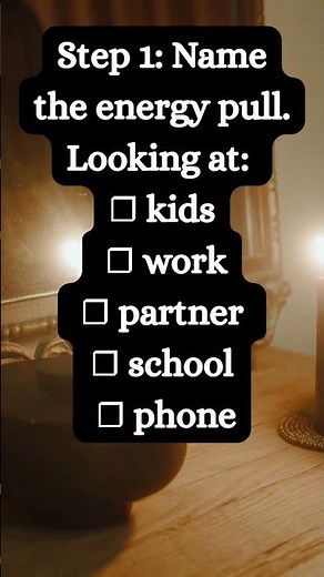 Seal Your Energy — 35s Witchy Parent Peace Scan (Retrograde Safe)