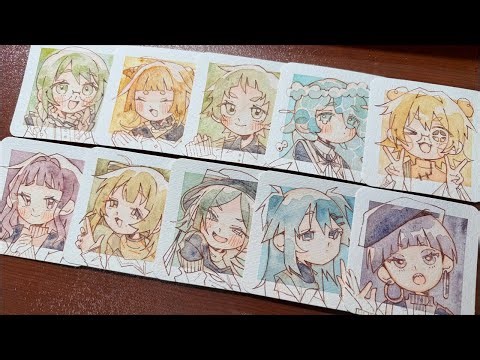 【水彩着彩】ガンガン作業‼️