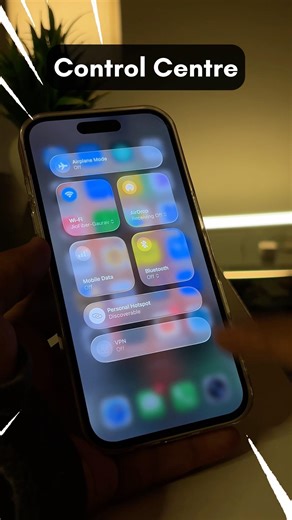 iPhone Control Center Setup🔥 Clean & Minimal #tech #shorts #shortsfeed #iphone #youtubesearch