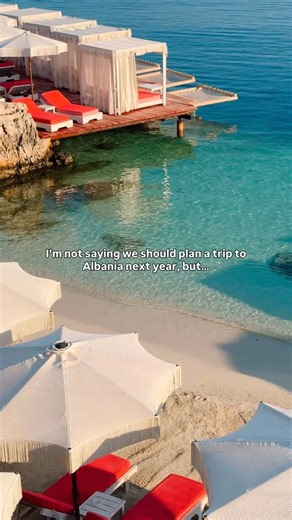 Beni | Travel + UGC Creator on Instagram: "… maybe you should though… 👇🏼 ✅ Follow @benihunyadi for more travel inspo COMMENT “map” to get my free Google Map with the best places to see in Albania 👇 Turquoise water, fairytale towns, mountaintop lakes, and sunsets that stop you in your tracks. I’m working on a full Albania map with my favorite hotels, restaurants, and places to visit — I’ll be sharing it in my stories soon! 📍Albania completely caught me off guard — here’s what blew me away: 🌊