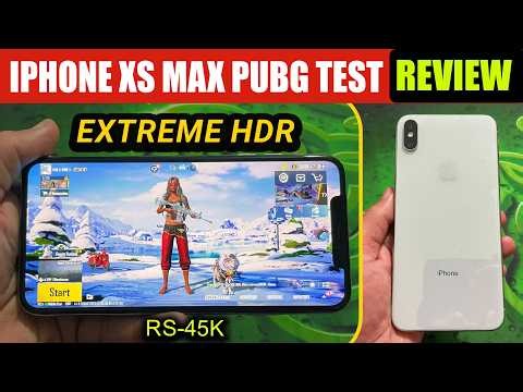 iPhone Xs Max PUBG Test | Max Graphics + 90 FPS Performance