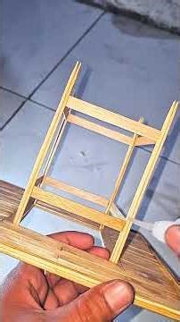 Building an Amazing Miniature Bamboo Hut from Scratch | DIY Popsicle Stick House