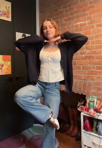 ft my little cow ballet flats #ootd #gdwm