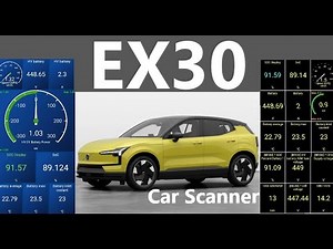 Volvo EX30 ⚡ new sensors | Car Scanner ELM OBD2 (also Smart #1 Smart #3, Zeekr 001, Geely EX5)