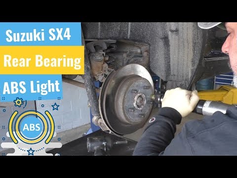 Suzuki SX4 - Rear Wheel Bearing & A Hard To Clear ABS Light