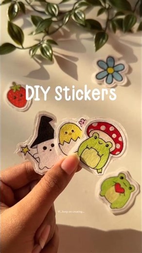 DIY stickers #papercraft #art