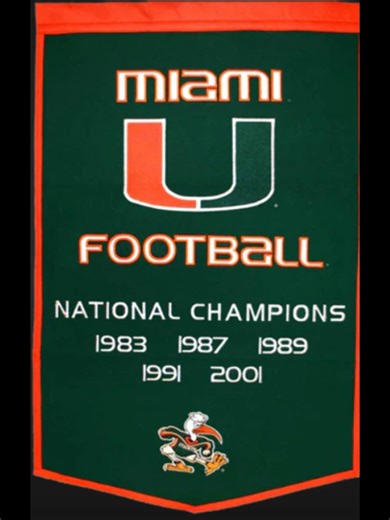 Win or lose still a Cane! I was hoping 2025 was going to be added to this banner. Im not disappointed the Canes cleary demonstrated they belonged in the title game. It was a great game as the title game should be. Both teams left it on the field!. Miami had to play a near perfect game. The blocked punt was inexcusable. Bauman blew his assignment protecting the edge. He also blew a key blocking assignment that would've given Toney a lot of daylight. Mario wasn't out coached per se. He played waaa