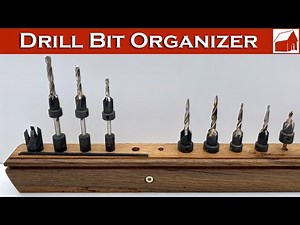 Make a Drill Bit Organizer Shelf