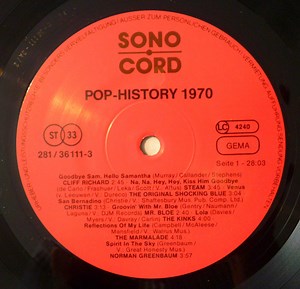 Various - Pop-History 1970