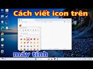 How to write icons on computer