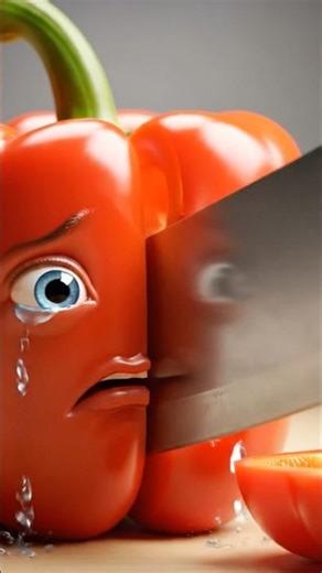 Poor pepper that is stuck #trending #asmr #satisfying #viralvideo