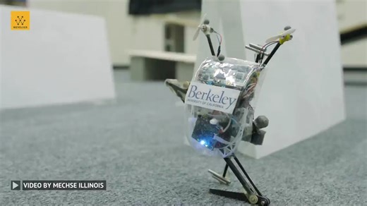 University of Illinois Urbana-Champaign Professor Justin Yim's SALTO one-legged robot runs through an obstacle course. (Yim developed SALTO at UC Berkeley) Video Credit: Materials Science and Engineering at the University of Illinois #robots #robotics #engineering #technology | Wevolver.com