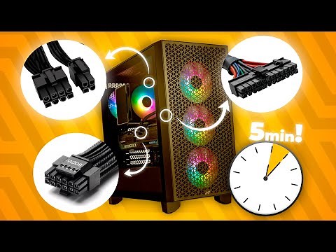 HOW TO CONNECT ALL YOUR PC CABLES IN 5 MINUTES!