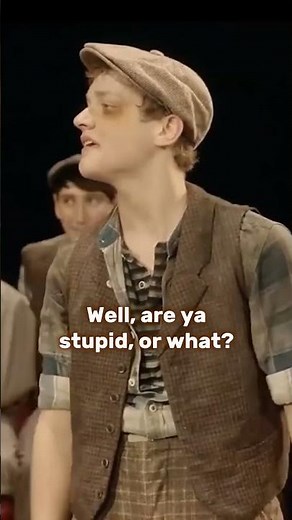 My Man is Agitated🦪#newsies #disney #broadway #kingofnewyork #clip #bencook #musical #music #theater