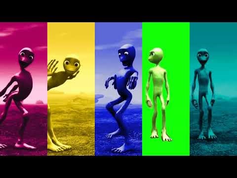 Alien Dance Dame tu Cosita vs Funny Alien Dance vs Selena Gomez & Rema Baby Calm Down Full HD