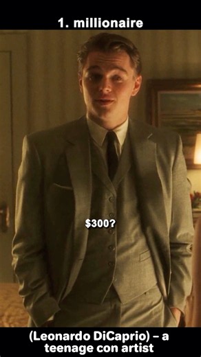 #film #movie "A NIGHT WITH A MODEL? SURE. THE CHECK? NOT SO SURE." | Catch Me If You Can (2002)